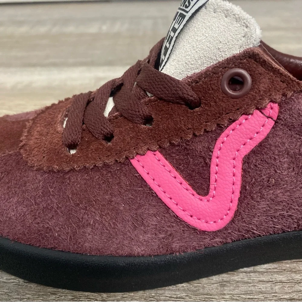 Vans Women’s Suede Sport Low Sneakers Brown Pop-size 6 NEW w/o box